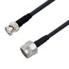5英尺长低损耗BNC 公头至 N  公头电缆组件.使用Times Microwave公司的 LMR-240-DB 型号同轴电缆的图片