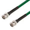 75 欧姆 12G SDI BNC 公头到 BNC 公头电缆组件，使用 4694R-GR 同轴电缆，1 英尺的图片