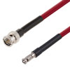 75 欧姆 12G SDI BNC 公头到 HD-BNC 公头电缆组件，使用 4694R-RD 同轴电缆，6 英尺的图片