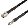 75 欧姆 12G SDI BNC 公头转 1.0/2.3 公头电缆组件，使用 4694R-BK 同轴电缆，10 英尺的图片