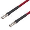 75 欧姆 12G SDI HD-BNC 公头到 HD-BNC 公头电缆组件，使用 4694R-RD 同轴电缆，10 英尺的图片