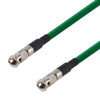 75 欧姆 12G SDI HD-BNC 公头到 HD-BNC 公头电缆组件，使用 4855R-GR 同轴电缆，3 英尺的图片