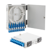 FTTH（光纤到户）金属接线盒，带8个单芯SC / UPC耦合器和尾纤的图片