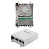 Splitter Distribution Box 8 Ports with 2 Input/Output Ports loaded with SC/APC Adapter (without pigtails)的图片