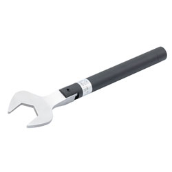 固定折弯式扭矩扳手，自带 3/4 英寸扳手头适合 N型，7mm 连接器使用，预设扭矩值为 14英寸磅的图片