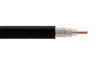 低损柔性 LMR-100A-FR 防火级同轴电缆双屏蔽黑色 FRPE 护套，长度按照英尺的图片