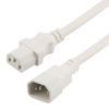 高负载CPU/PDU电源线，C14/C13，15A，15英尺（4.6米），白的图片