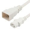 PC/PDU电源线，C20/C13，15A，6英尺（1.8米），白的图片