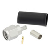 适用于 LMR-100A-PVC，RG174，RG188，RG316和100系列电缆的SMA公接头压接/焊接触头连接的图片