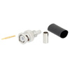 适用于LMR-200，LMR-200-DB，LMR-200-FR和200系列电缆的BNC公接头压接/焊接触头连接的图片