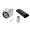 适用于LMR-240，LMR-240-DB，LMR-240-FR和240系列电缆的N公接头压接/焊接触头连接的图片
