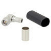 适用于LMR-240，LMR-240-DB，LMR-240-FR和240系列电缆的SMA直角型公接头压接/焊接触头连接的图片