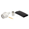 适用于LMR-240，LMR-240-DB，LMR-240-FR和240系列电缆的TNC公接头压接/焊接触头连接的图片