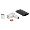 适用于LMR-400，LMR-400-DB，LMR-400-FR和400系列电缆的TNC直角型公接头压接/焊接连接的图片