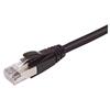 特优型超6类线缆，RJ45/RJ45，黑，1英尺（0.3米）的图片