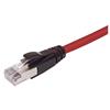 特优型超6类线缆，RJ45/RJ45，红，1英尺（0.3米）的图片