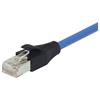 超5类屏蔽EIA568标准跳线，RJ45/RJ45，蓝，5英尺（1.5米）的图片
