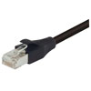 超5类屏蔽EIA568标准跳线，RJ45/RJ45，黑，7米的图片