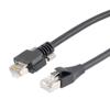 6类GigE F/UTP以太网线缆，GigE/RJ45，PVC护套，黑，0.5米的图片