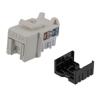 超6类抗菌型RJ45 Keystone插座，无屏蔽的图片