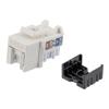 6类抗菌型RJ45 Keystone插座，无屏蔽的图片