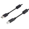 USB 2.0线缆，A型公头/B型公头，带磁环，1.5米的图片